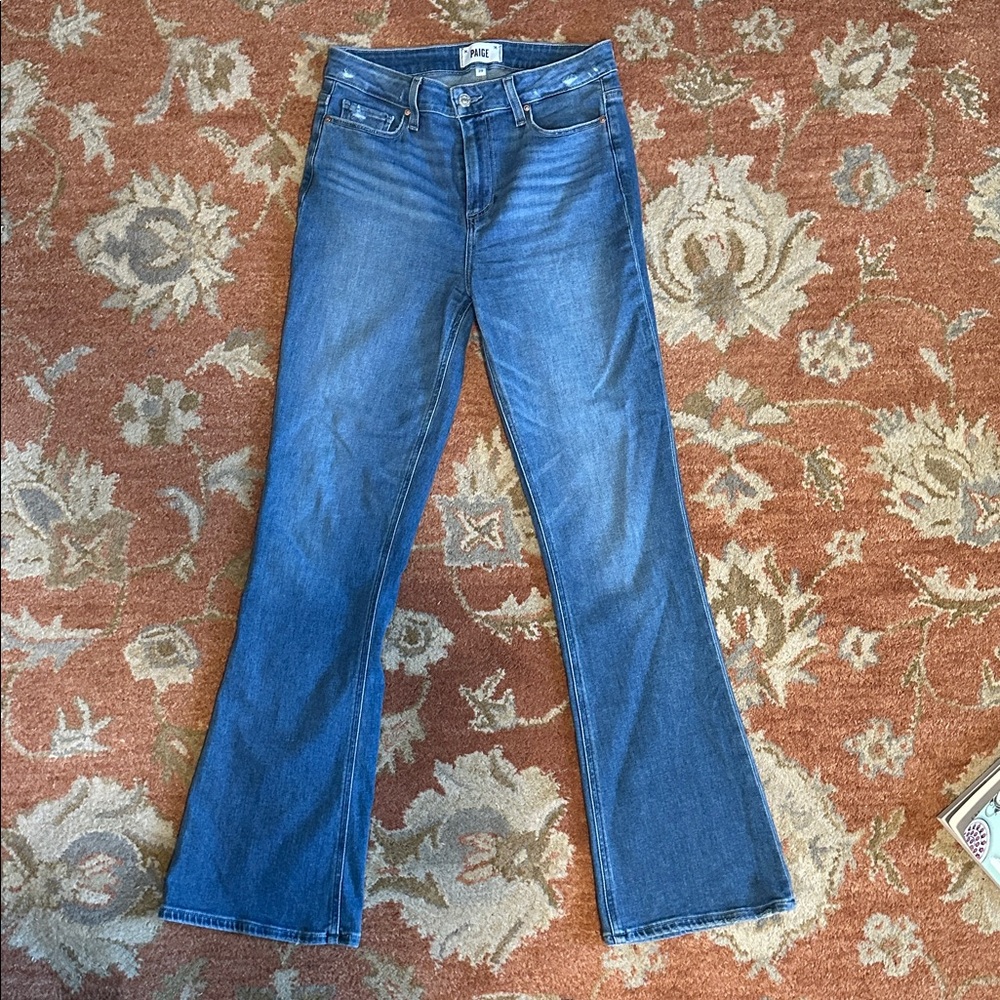 PAIGE high rise Laurel Canyon Jeans size 29